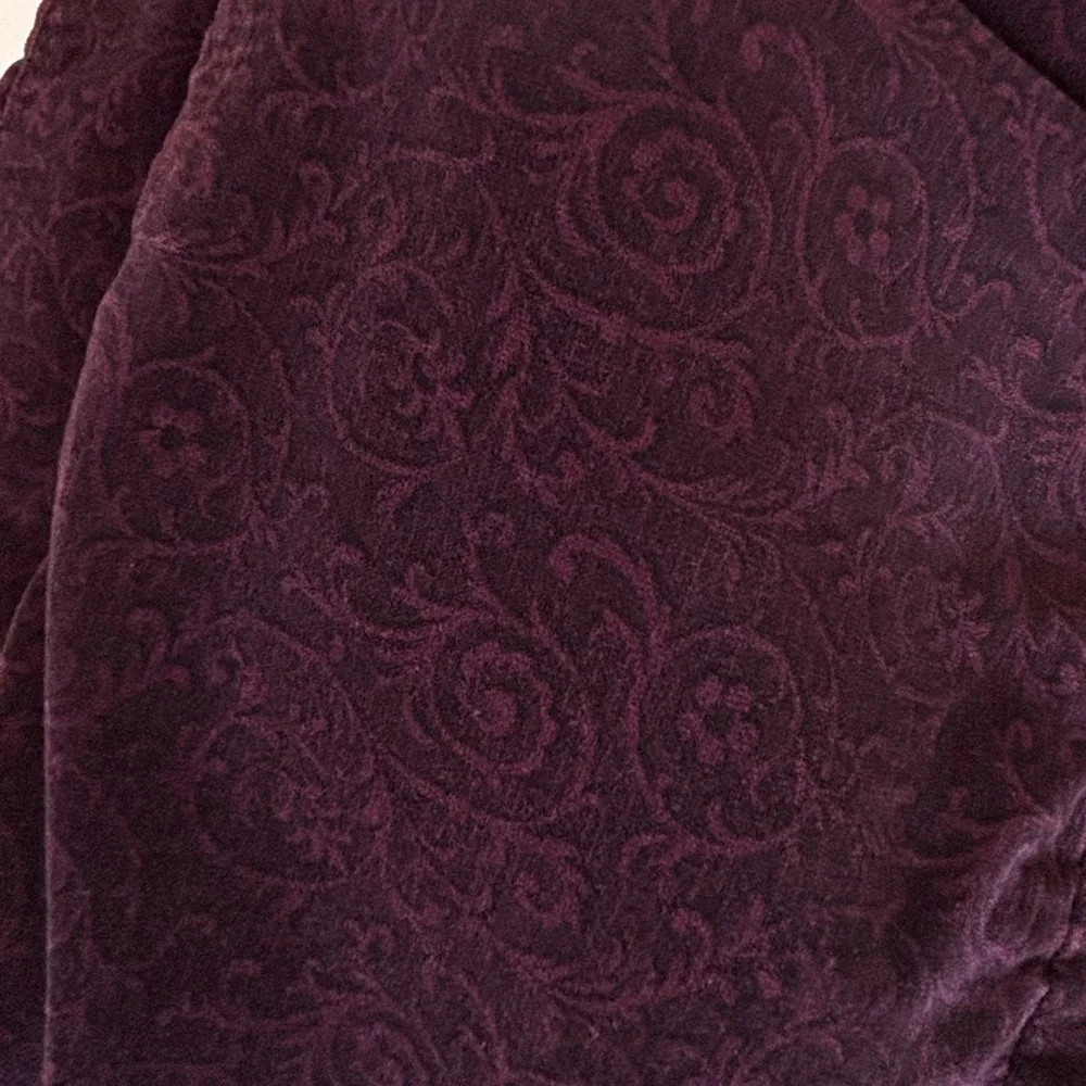 TALBOTS Heritage Burgundy Velveteen Jeans Size 10P